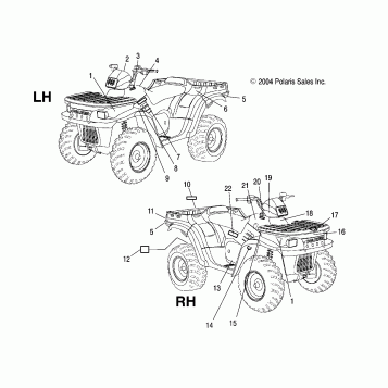DECALS - A05JD50AA/AB/AC (4995189518A13)