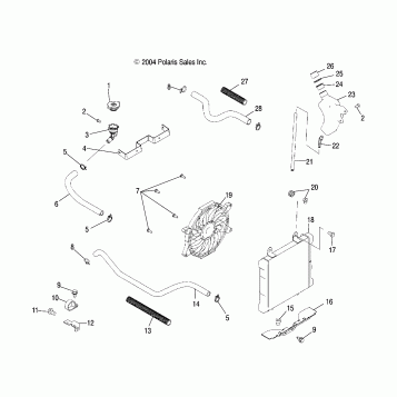 COOLING SYSTEM - A05JD50AA/AB/AC (4995189518A14)