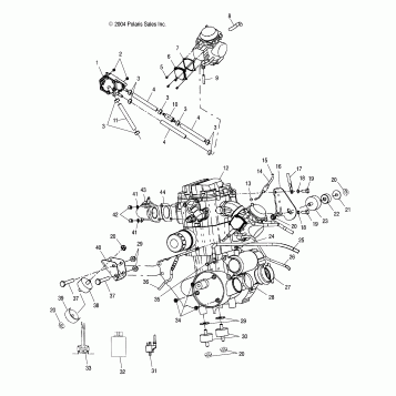ENGINE MOUNTING - A05JD50AA/AB/AC (4995189518B01)