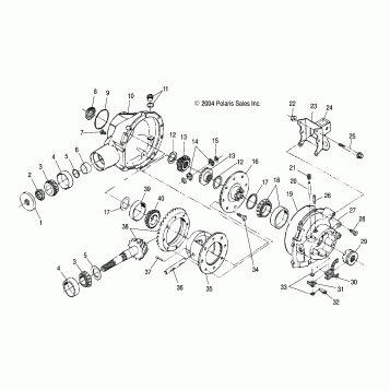 REAR CARRIER - A05JD50AA/AB/AC (4995189518D03)
