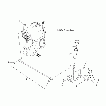 GEAR SELECTOR - A04JD32AA (4995189518D04)