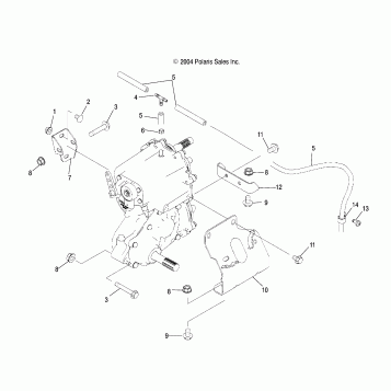 TRANSMISSION MOUNTING - A05JD32EA (4995189518D06)