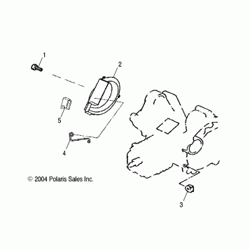 FLY WHEEL COVER - A05KA05CA (4995239523A05)