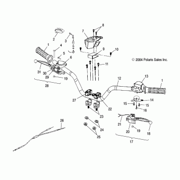 HANDLEBAR - A04KA05CA (4995239523B11)