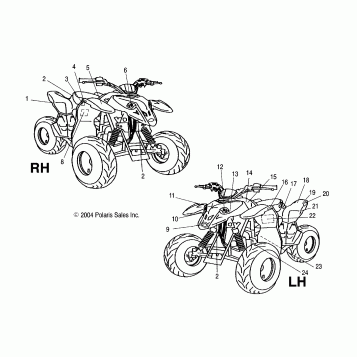 DECALS - A05KA09CA/CB (4995259525C05)