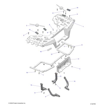 BODY, REAR RACK ASM. - A26SYE85AL (C102795)