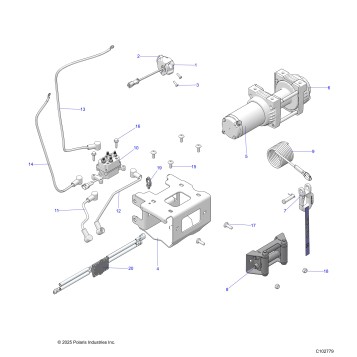 CHASSIS, WINCH - A26SYY95AK (C102779)
