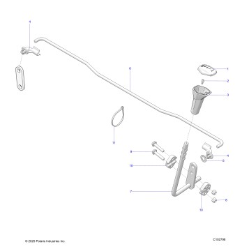 DRIVE TRAIN, GEAR SELECTOR - A26SDA57A7 (C102798)
