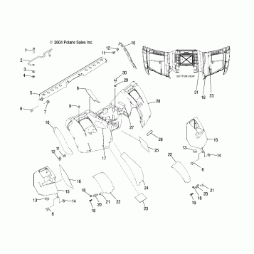 REAR CAB - A05JD32EA (4997869786A08)