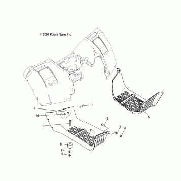 FOOTWELLS - A05JD32EA (4997869786A09)