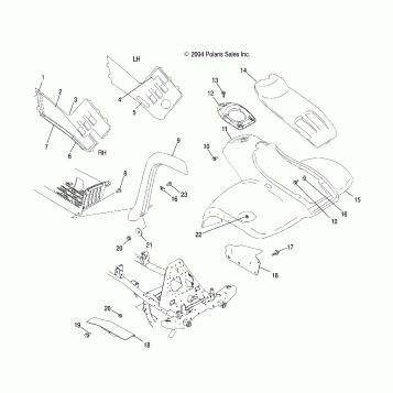 FRONT CAB - A05JD32EA (4997869786A11)