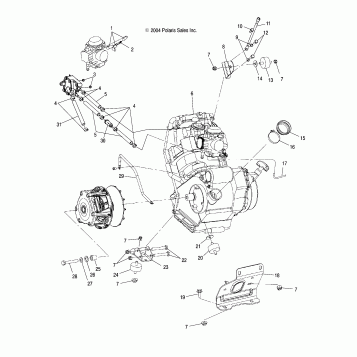 ENGINE MOUNTING - A05JD32EA (4997869786B01)
