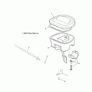 CONTROLS - THROTTLE ASM. - A05JD32EA (4997869786B14)