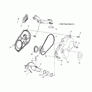 CLUTCH COVER - A04CD32AA/AB/AC/FB (4997869786C13)