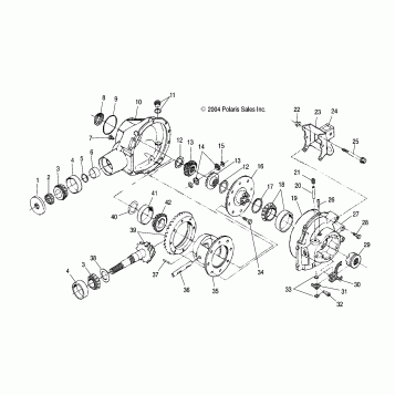REAR CARRIER - A04JD32AA (4997869786C02)