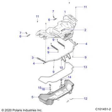 BODY, FRONT RACK - A26SXR95AG (C101451)
