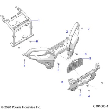 BODY, FRONT BUMPER and MOUNTING - A21SXZ85AN (C101683-1)