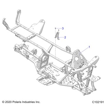 CHASSIS, FRAME - A21SDA57A5 (C102191)