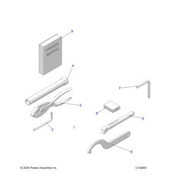 REFERENCE, TOOL KIT AND OWNERS MANUAL - A26SDA57A7 (C102681)