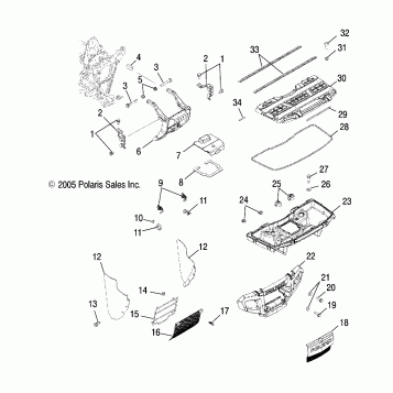 STORAGE, FRONT and BUMPER MOUNTING - A06MH46 ALL OPTIONS (4999200059920005A06)