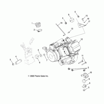ENGINE, MOUNTING - A07MH46AA/AZ (4999200059920005A11)