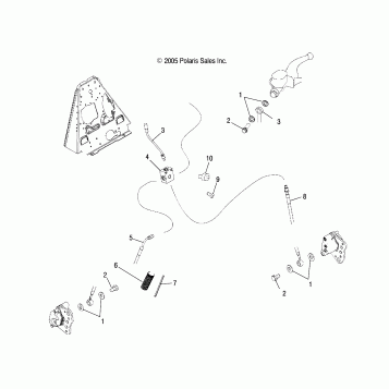 BRAKE LINES, FRONT - A06MH50AQ/AX/AY/AZ/AL/AT (4999200059920005B04)