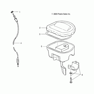 CONTROLS, THROTTLE ASM./CABLE - A07MH46AA/AZ (4999200059920005B07)