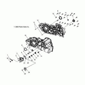 GEARCASE - A06MH50AQ/AX/AY/AZ/AL/AT (4999200059920005C13)