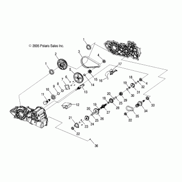 GEARCASE, INTERNAL - A06MH50AQ/AX/AY/AZ/AL/AT (4999200059920005C14)