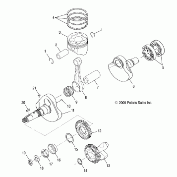 ENGINE, CRANKSHAFT and PISTON - A13MB46FZ (4999200059920005D06)