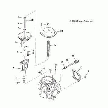 ENGINE, CARBURETOR, UPPER - A13MB46FZ (4999200059920005D07)