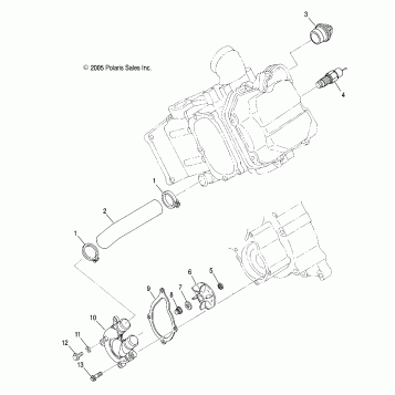 ENGINE, WATER PUMP - A07MH46AA/AZ (4999200059920005D10)