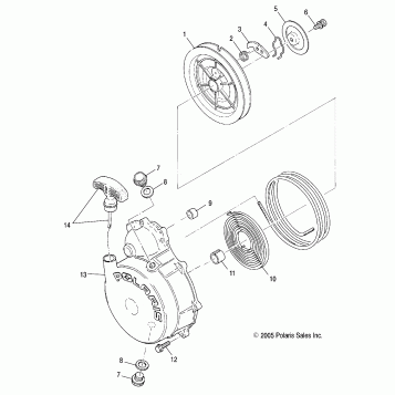 ENGINE, RECOIL STARTER - A07MH46AA/AZ (4999200059920005D14)