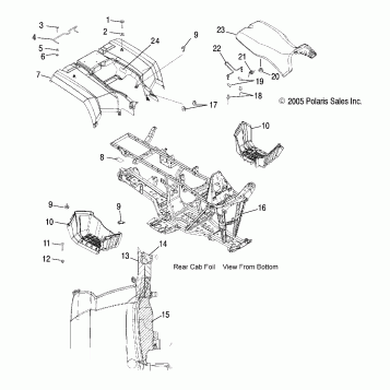 CAB, REAR and SEAT - A06MH50AA/AB/AD/AF (4999200099920009A03)