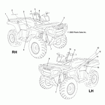 DECALS - A06MH50AA/AB/AD/AF (4999200099920009A08)