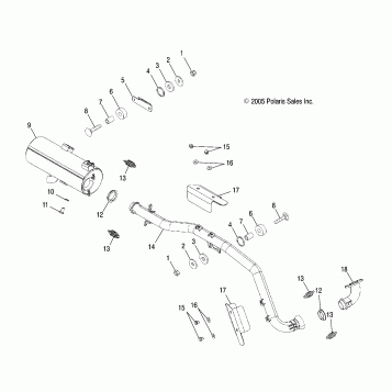 EXHAUST SYSTEM - A06MH50AA/AB/AD/AF (4999200099920009A10)