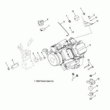 ENGINE MOUNTING - A06MH50AA/AB/AD/AF (4999200099920009A11)