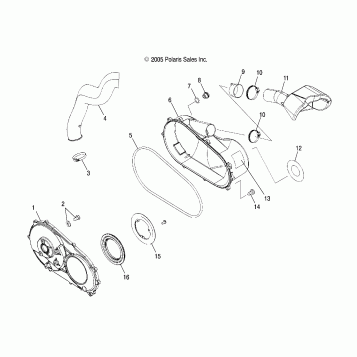 CLUTCH COVER - A06MH50AQ/AX/AY/AZ/AL/AT (4999200099920009C07)