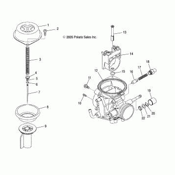 CARBURETOR, UPPER - A06MH50AA/AB/AD/AF (4999200099920009D07)
