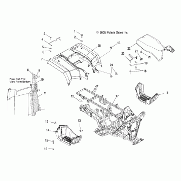 CAB, REAR and SEAT - A06MH50AQ/AX/AY/AZ/AL/AT (4999200139920013A03)