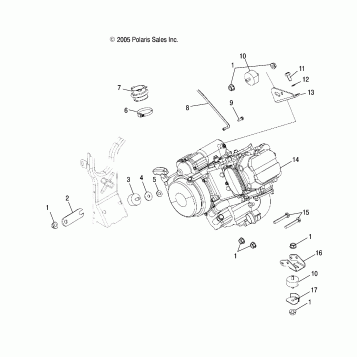 ENGINE MOUNTING - A06MH50AQ/AX/AY/AZ/AL/AT (4999200139920013A12)