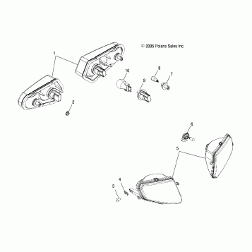 TAILLAMPS/WORKLAMPS/HEADLIGHTS - A06MH50AQ/AX/AY/AZ/AL/AT (4999200139920013C01)
