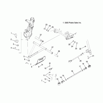 A-ARM/STRUT MOUNTING - A06MH50AQ/AX/AY/AZ/AL/AT (4999200139920013C02)