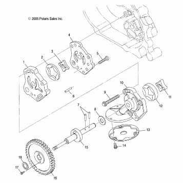 ENGINE, OIL PUMP - A07TH50EA (4999200139920013D11)