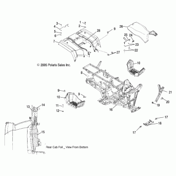CAB, REAR and SEAT - A06MH68AA/AD/AF (4999200179920017A03)