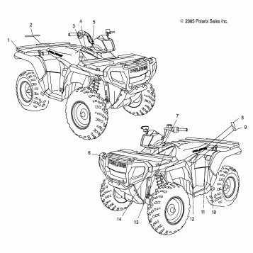 DECALS - A06MH68AA/AD/AF (4999200179920017A08)