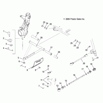 A-ARM/STRUT MOUNTING - A06MH68AA/AD/AF (4999200179920017C03)