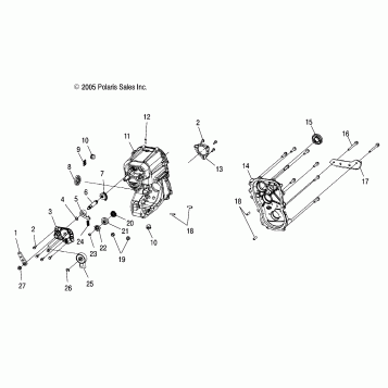 GEARCASE - A06MH68AA/AD/AF (4999200179920017C13)