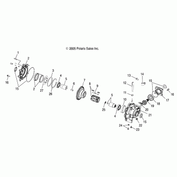 HOUSING, FRONT (DEMAND DRIVE) - A06MH68AA/AD/AF (4999200179920017D03)
