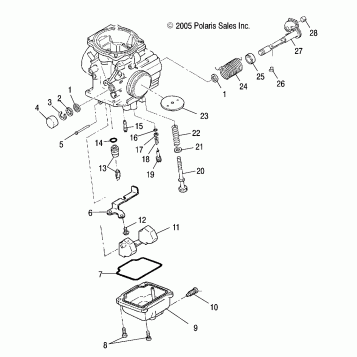 CARBURETOR, LOWER - A06MH68AA/AD/AF (4999200179920017D10)